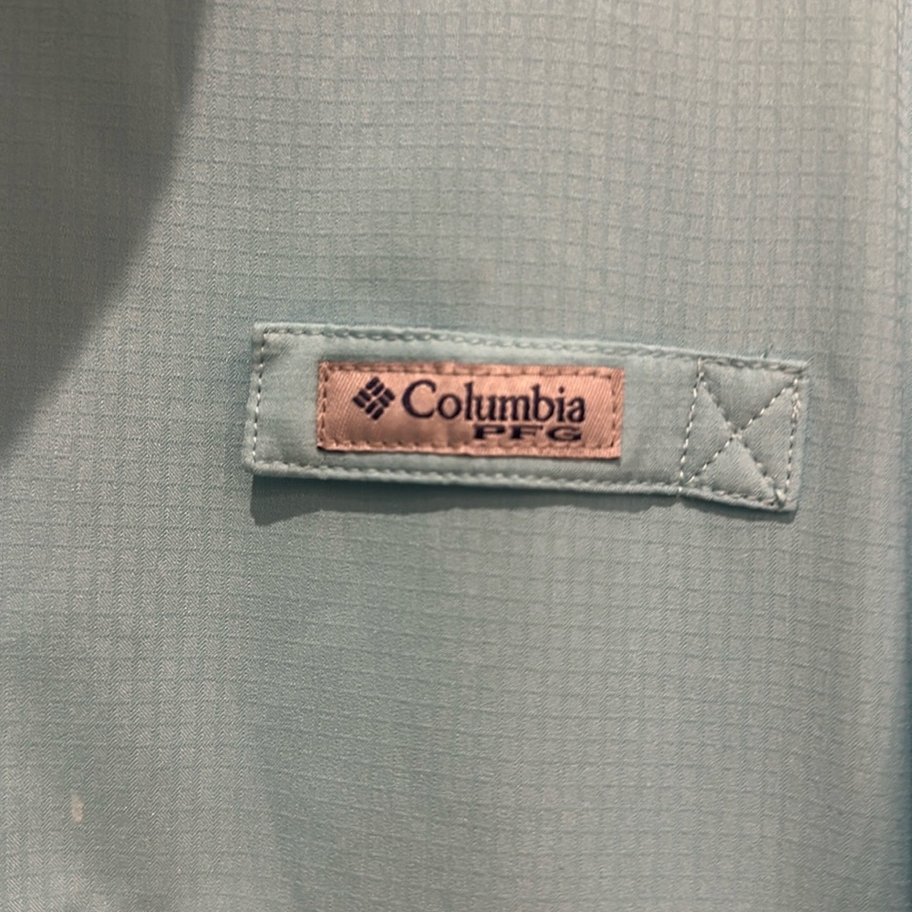 Columbia PFG Tamiami II Long-Sleeve Shirt for Ladies size large aqua - Picture 3 of 4